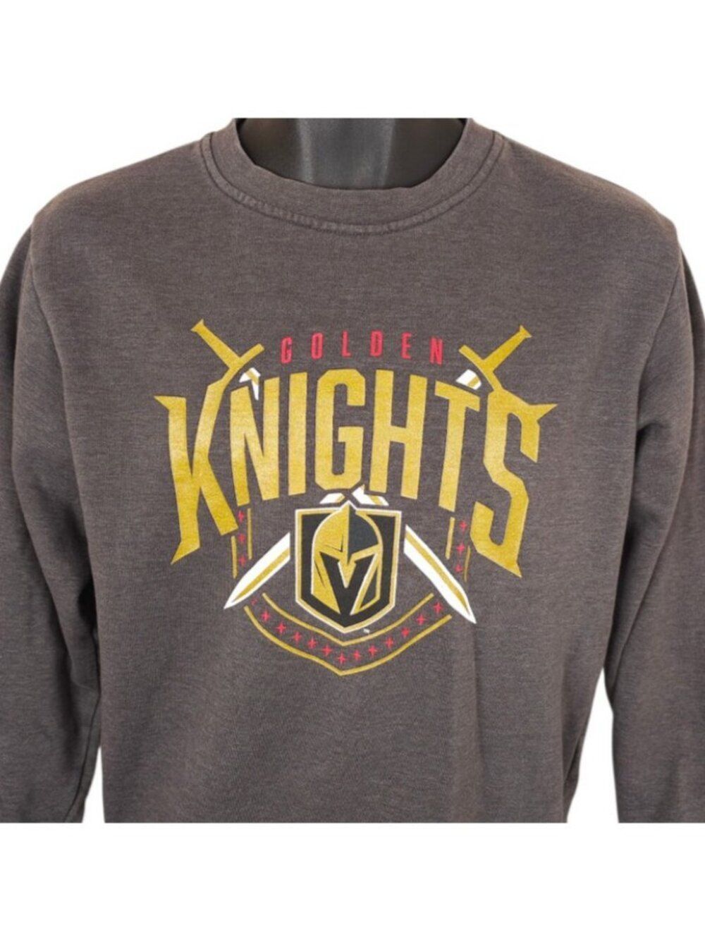 Vegas Golden Knights Sweatshirt Mens Size Small Gray NHL Hockey